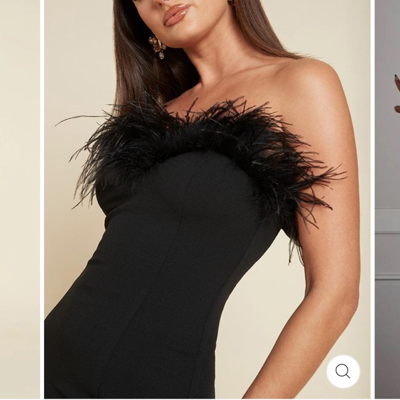 Jaus Valentino black feather dress 🖤 - Picture 2 of 6